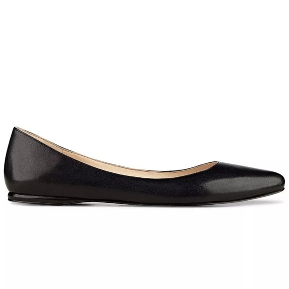 Nine West Speakup Round Toe Slip-on Ballet Flats Black 9.5 - Picture 2 of 8